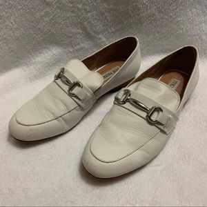 White Steve Madden Mules